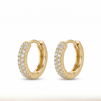 Gold Helix Studs