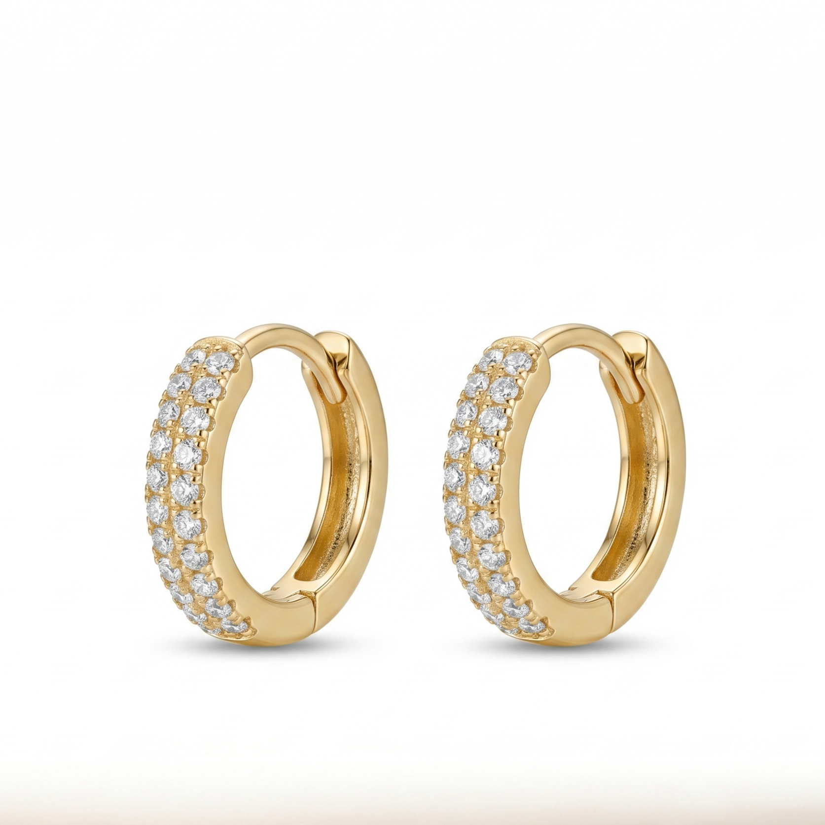 Gold Helix Studs