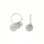 Studio One Love Circular Hoops - Silver