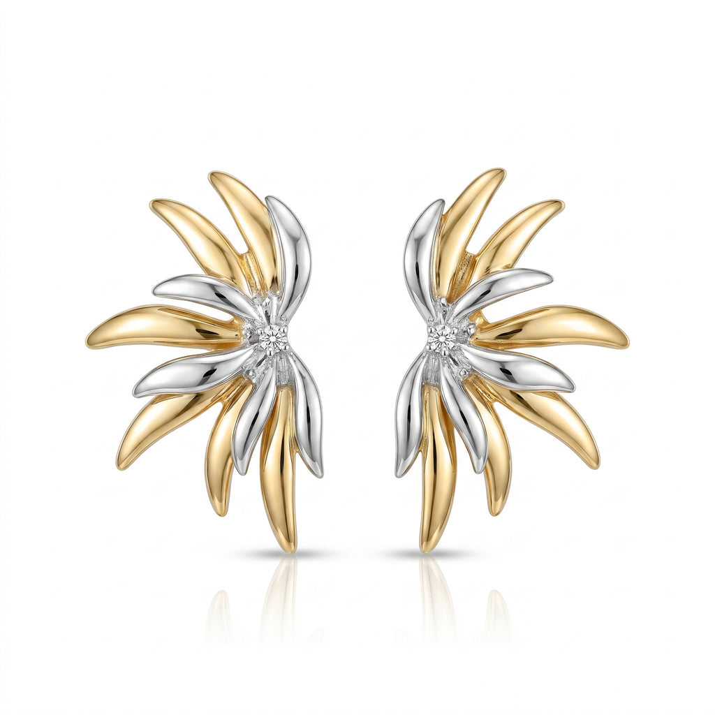 Gold and Metal Mixed Metal Party Wear