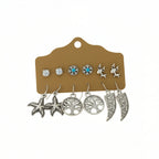 BohoCharm Trio – Ethnic Oxidised Earrings Pack