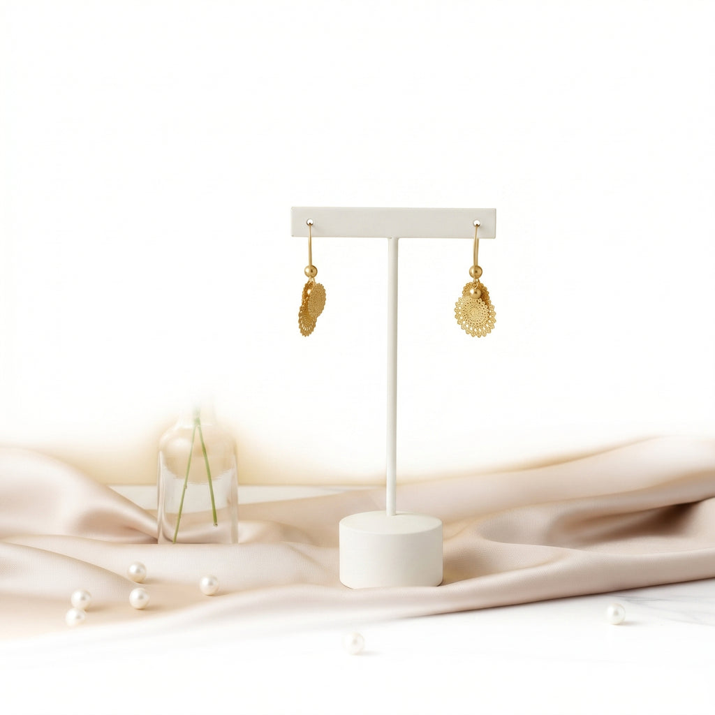 Studio One Love Circular Hoops - Gold