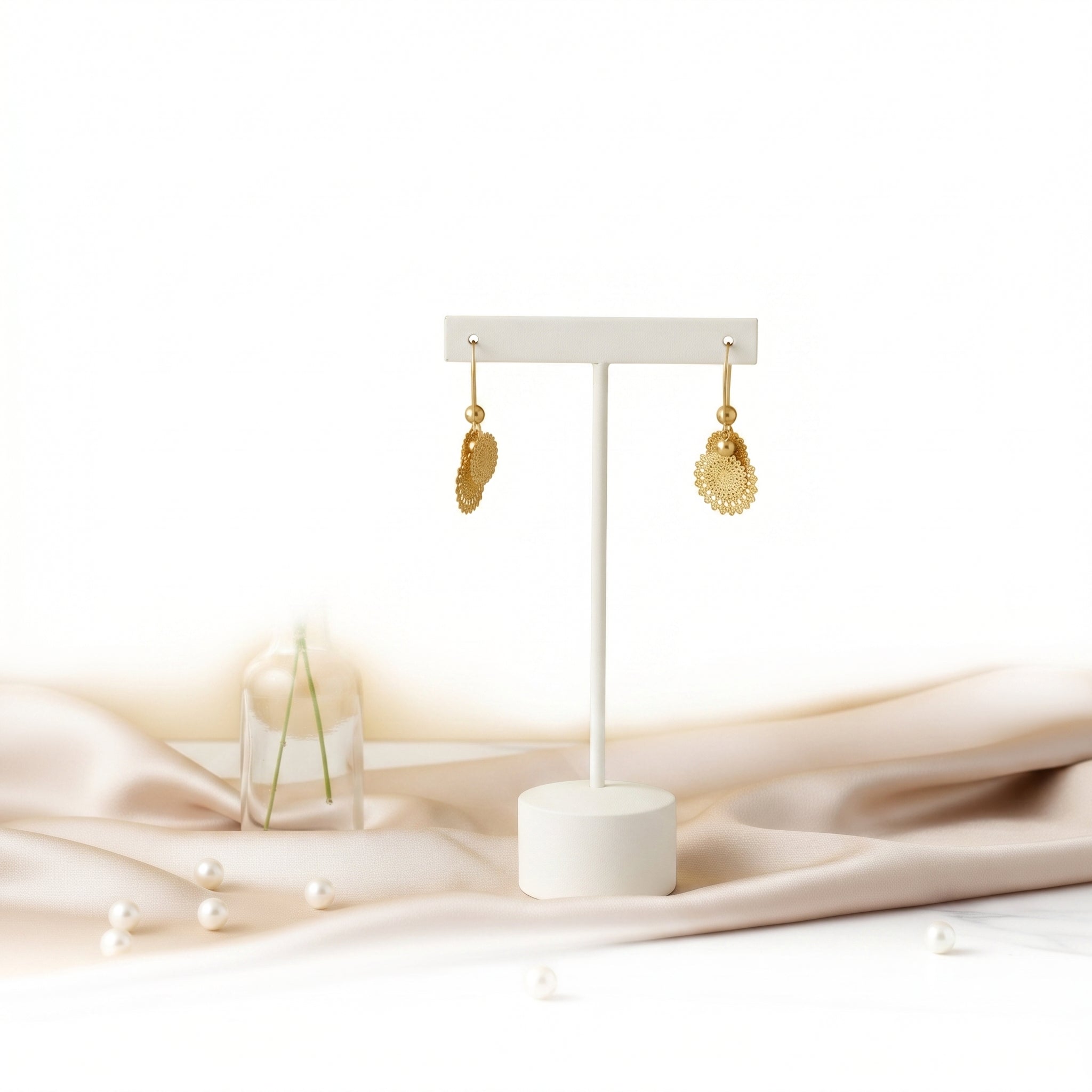 Studio One Love Circular Hoops - Gold