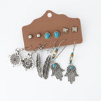 MysticMetal – Bold Silver Earring Set