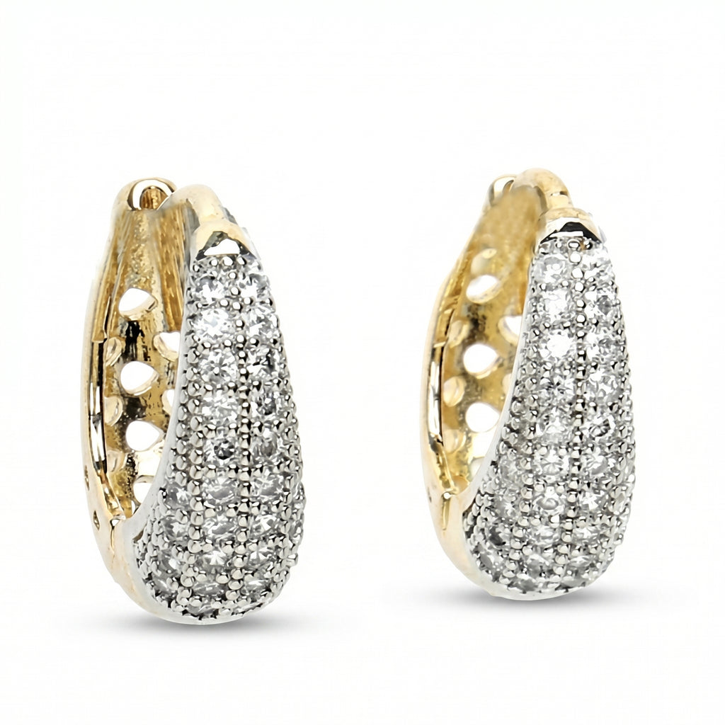 Silver Ring Shine Earrings