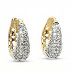 Silver Ring Shine Earrings