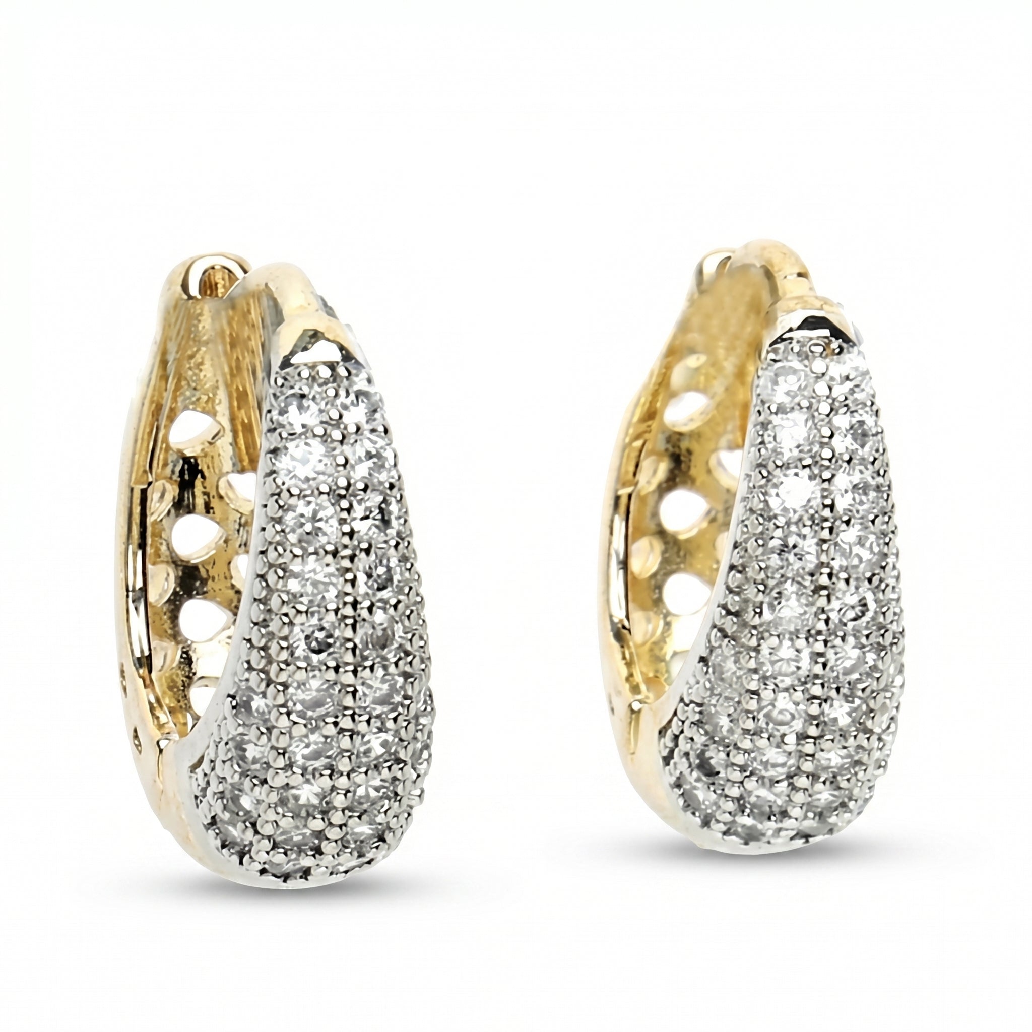 Silver Ring Shine Earrings