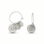 Studio One Love Circular Hoops - Silver