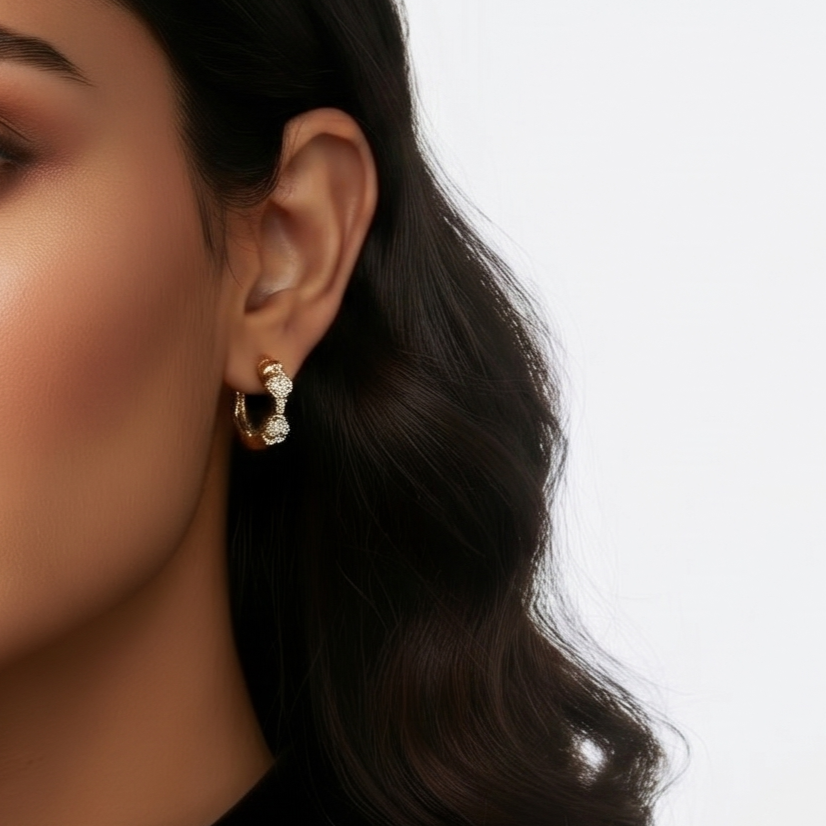 Crown Jewel CZ Earrings