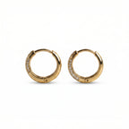 Gold Helix Studs