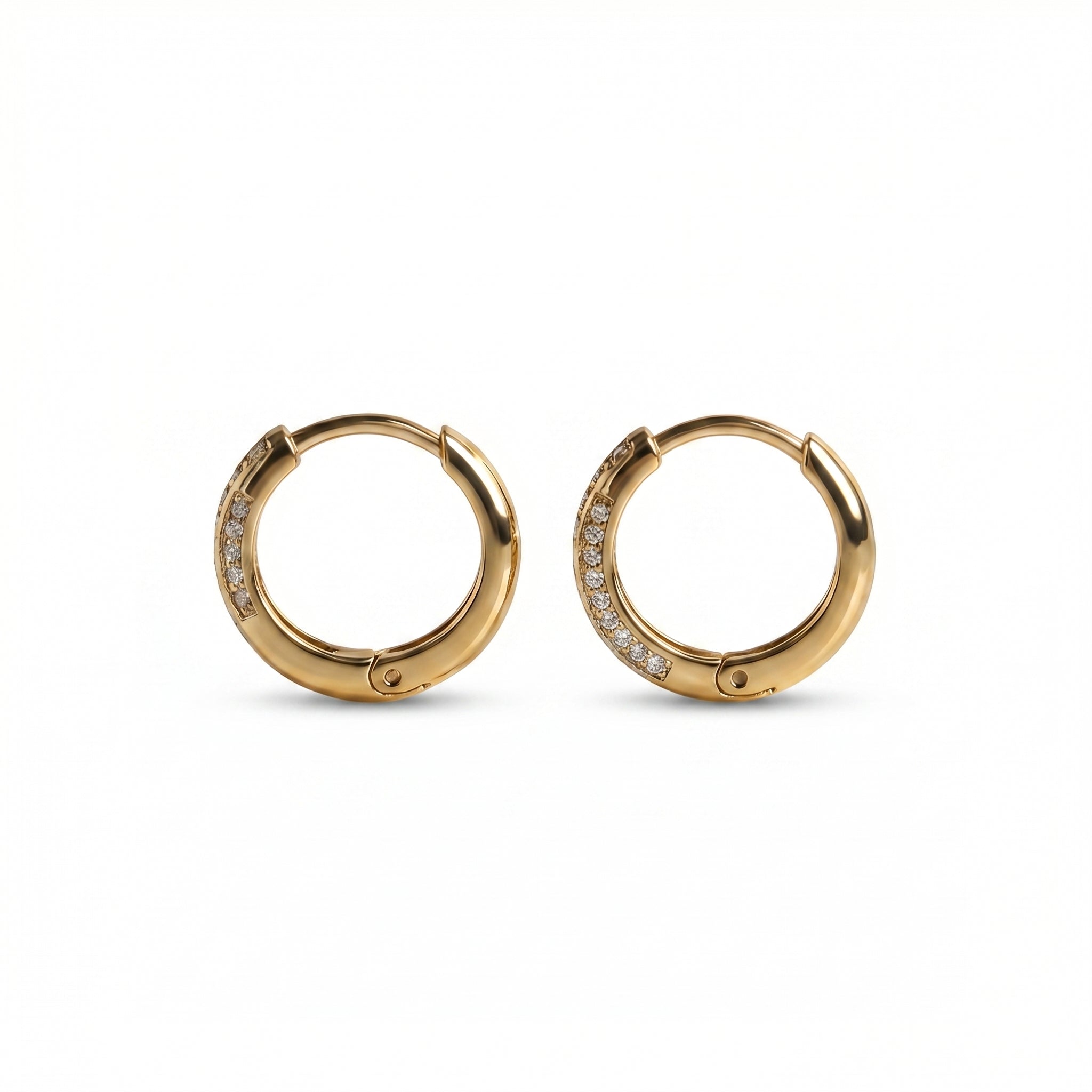 Gold Helix Studs
