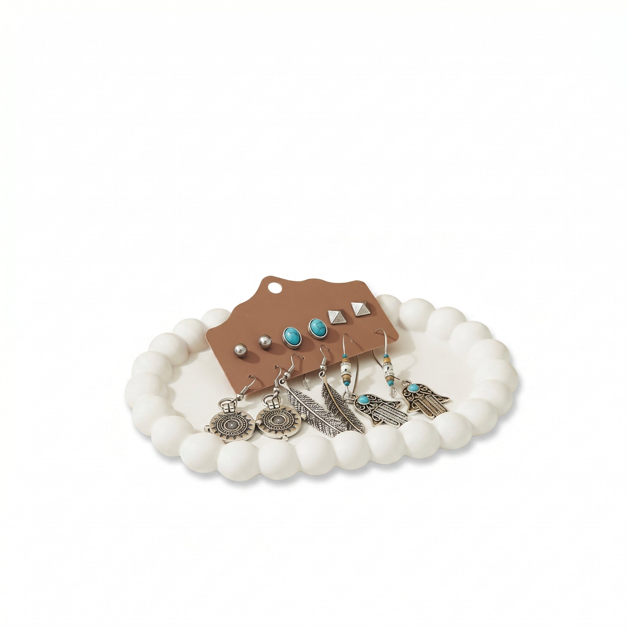 MysticMetal – Bold Silver Earring Set