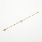 Butterfly CZ Station Bracelet – Dainty Gold Fashion Bracelet