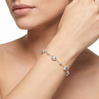 Baroque Pearl Station Chain Bracelet – Elegant Gold Fashion Jewellery