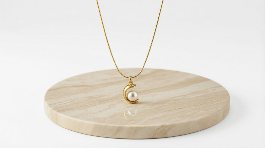 LunarLuxe Pearl Necklace