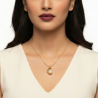 LunarLuxe Pearl Necklace