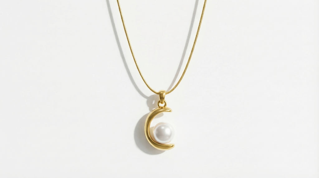 LunarLuxe Pearl Necklace