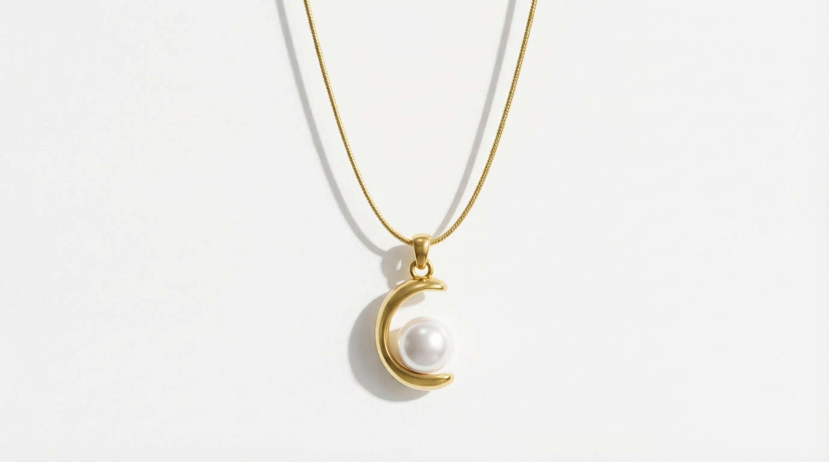 LunarLuxe Pearl Necklace