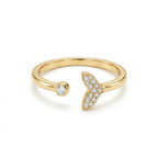 Golden Crystal Ring