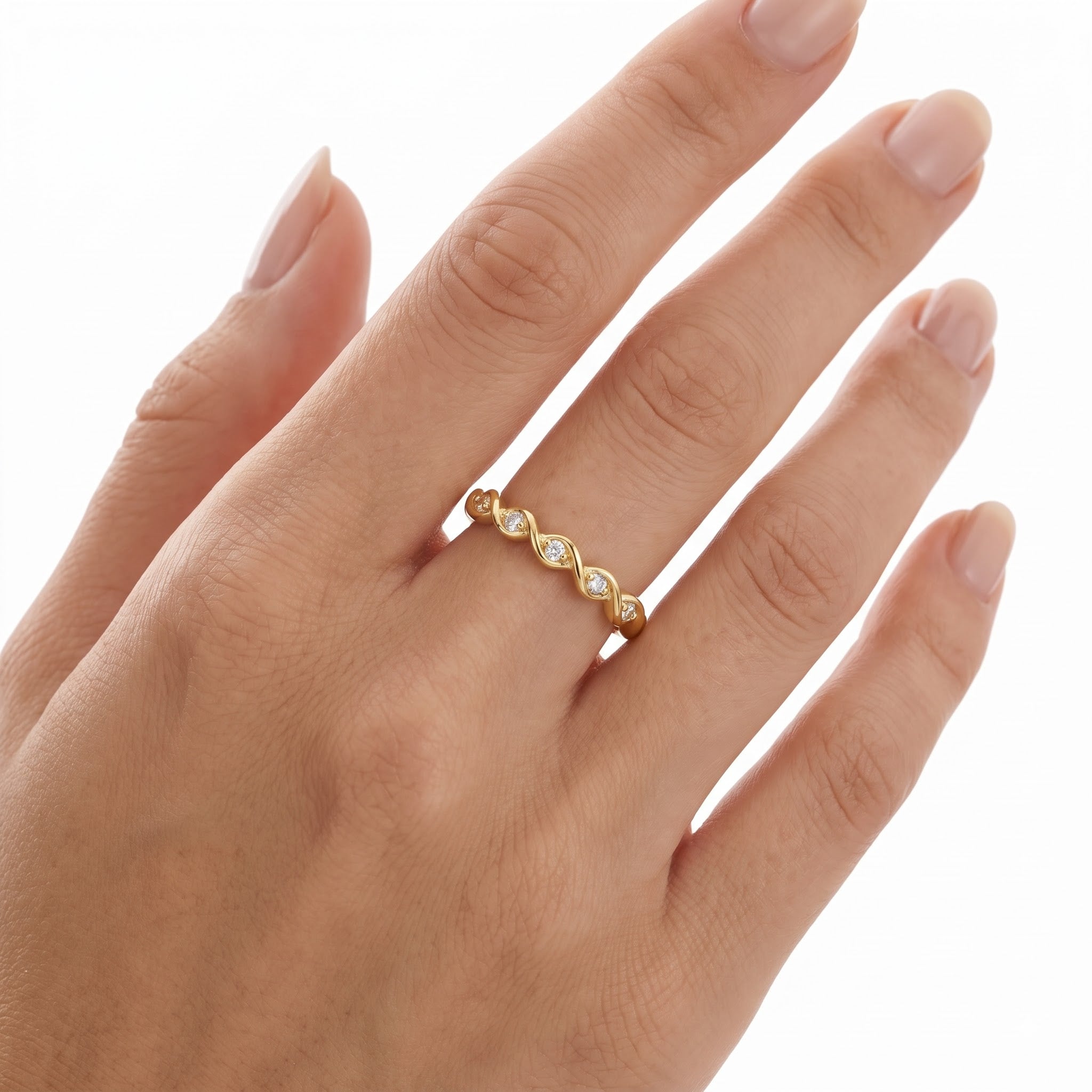 Delicate Link Ring