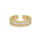 Gold Ring With Gemstones